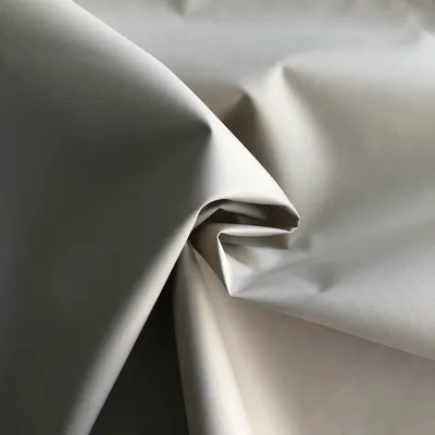 230t Full Dull Plain Weave Nylon Taffeta Fabric with Bonded Milky Printed Membrane for Garment