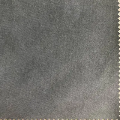 85%Polyester 15%Nylon Satin Weave Sueded Polyester Peach Skin Fabric with 40GSM Tricot Bonded