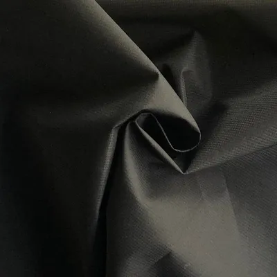 30d 380t Waffle Polyester Pongee Fabric with Bonded Milky TPU Membrane for Garment