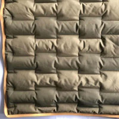 50d 370t Kation Plaid Polyester Pongee Fabric Downproof Coating for Down Jackets