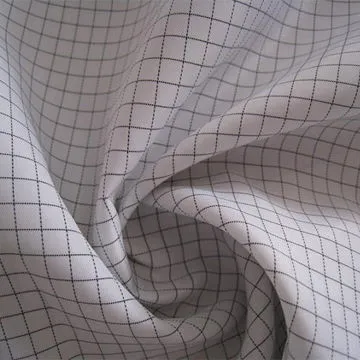 Polyester Carbon Ripstop Anti-Static Twill Fabric for Work Wear and Lining