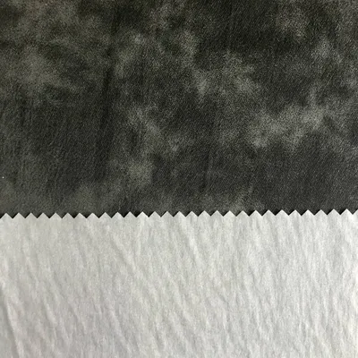 380t DTY Crinkle Nylon Taffeta Fabric with Release Paper Transferring Coating