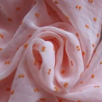 Polyester Cationic Clipping Chiffon Fabric, Cut-Flower, 75 X 75D Yarn Count, Fashionable Style