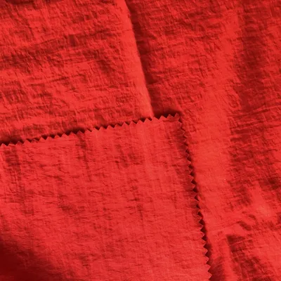 228t Full Dull Crinkle Nylon Taslon Fabric for Garment