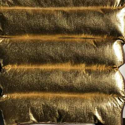 380t DTY Nylon Taffeta Fabric with Gold Bronzing for Garment