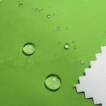 Waterproof Nylon Taslan Jacket Fabric with PU Milky Coating
